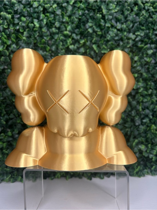 Other - Gold Decorative KAWS-Inspired Sculpture for Home Accents